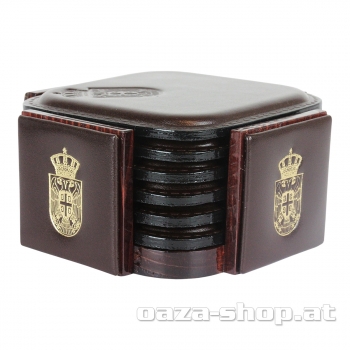 Preview: Kožni podmetači za čaše SRB